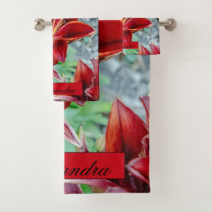 Floral Red Stargazer Lily Photography