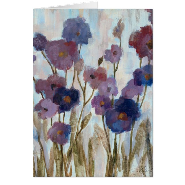 Floral resumida en púrpura (Frente)