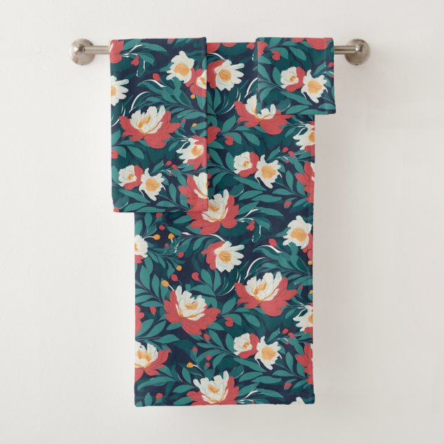 Floral roja y blanca (In situ)