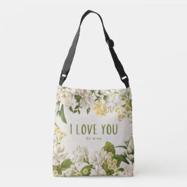 Floral romántica te amo ser mía bolsa de cuerpo cr