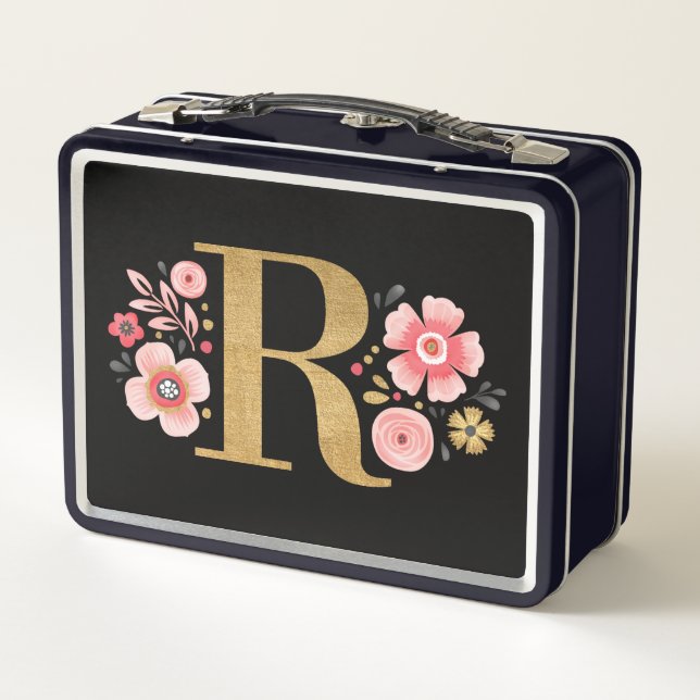 Floral rosa elegante (Reverso)