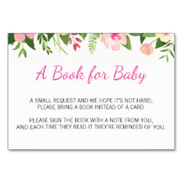 Floral Rosa Trae Inserciones De Tarjeta De Solicit