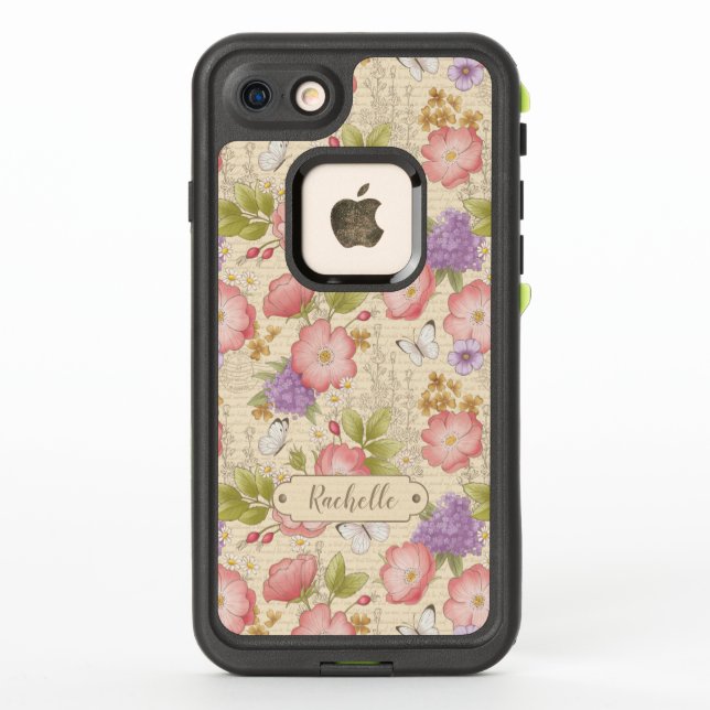 Floral rosa vintage (Reverso)