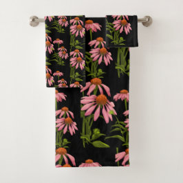 floral rosa y negro