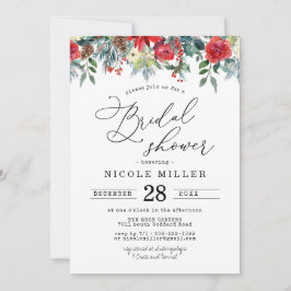 Floral rústica | Ducha nupcial botánica de inviern