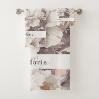 Floral rústica vintage elegante gris