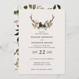 Floral rústica y antángulos boda marina borgoña