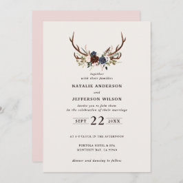 Floral rústica y cánticos rosa boda