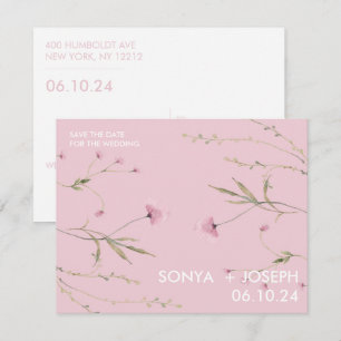 Floral Save the Date