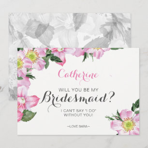 Floral serás mi tarjeta de novia