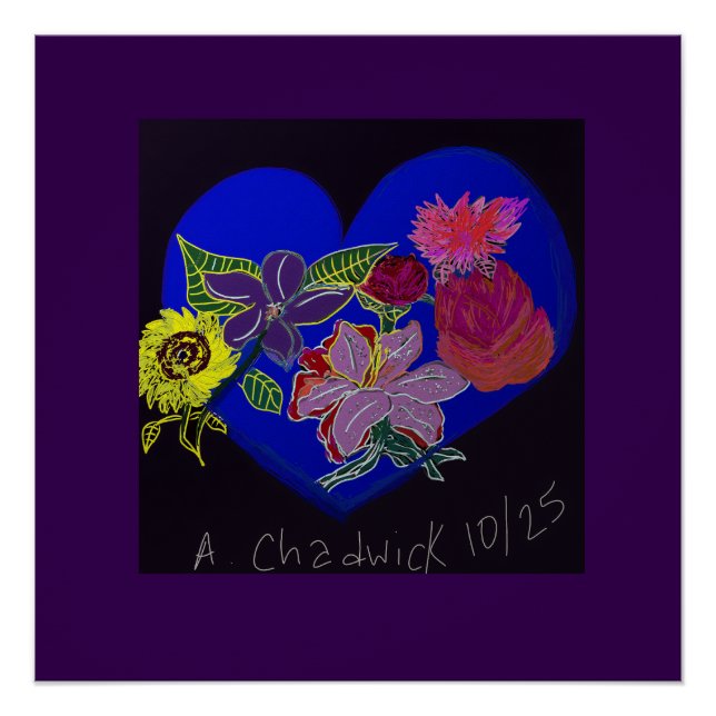 Floral Session Glossy Poster (Anverso)