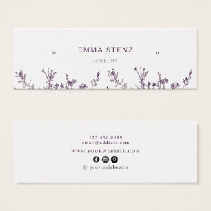 Floral silvestre ・ Tarjeta de visualización de ani