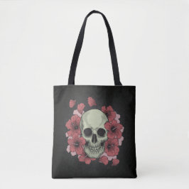 Floral Skull Dia de los Muertos | Bolso de tela