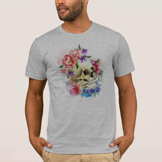 Floral Skull Dia de los Muertos | Camisa (Anverso)