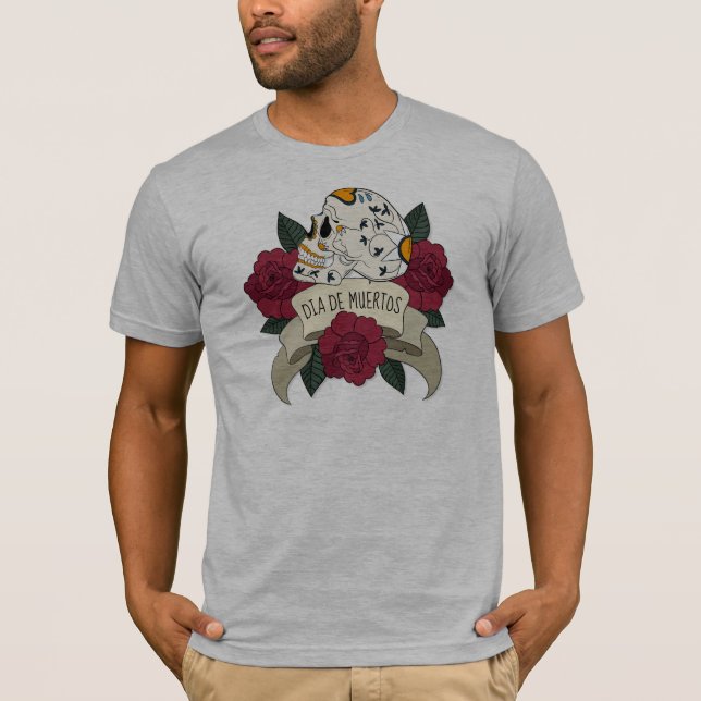 Floral Skull Dia de los Muertos | Camisa (Anverso)