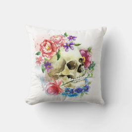 Floral Skull Dia de los Muertos | Cojín