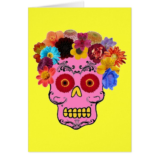 Floral Sugar Skull (Frente)
