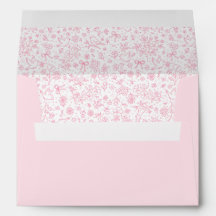 Floral Toile Elegante de Cottagecore Rosa Vintage