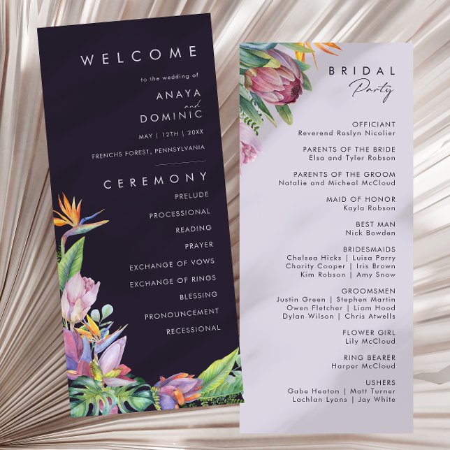Floral tropical colorida | Programa Matrimonio Púr (Subido por el creador)