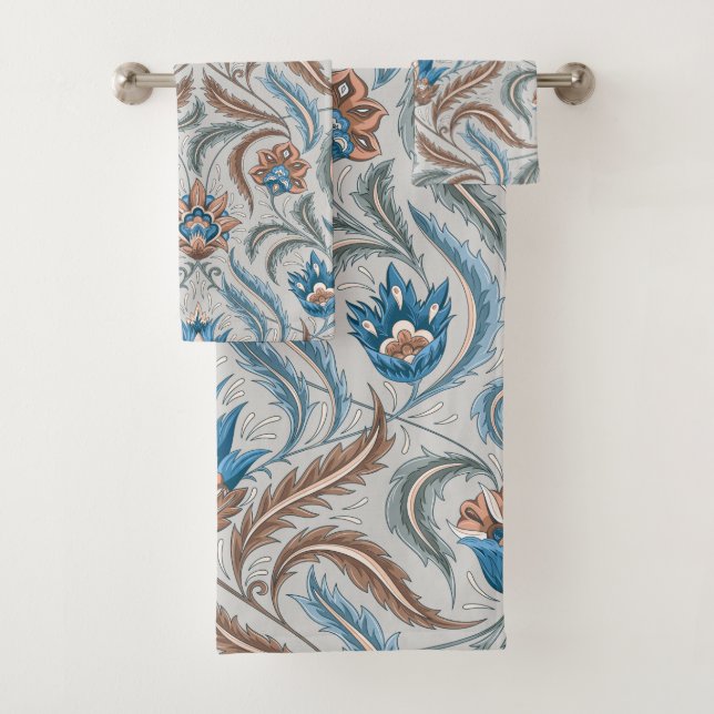 Floral Vintage En Gris (In situ)