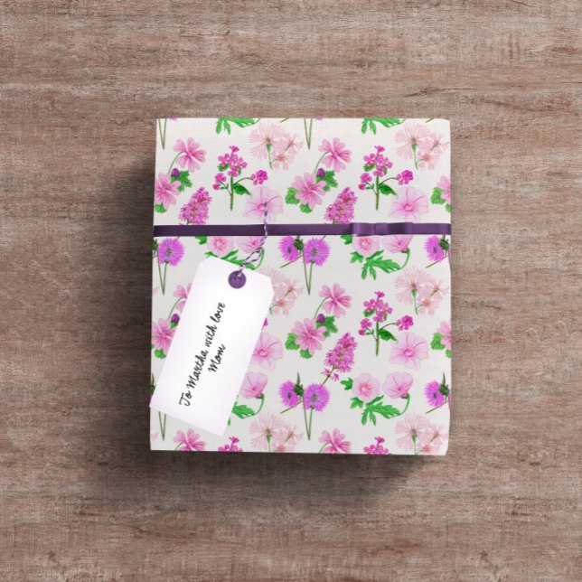 Floral Wrapping Paper - Papel de regalo con flores (Subido por el creador)