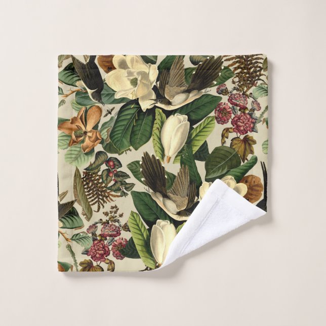 Floral Y Aves Xxi-ii (Toallita)