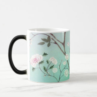 floralBlack/blanco de moda taza Morphing de 325 ml
