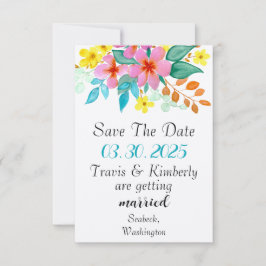 Florales acuáticas modernas en colores vivos