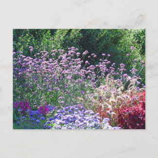 Florales en la postal del Jardín Inglés