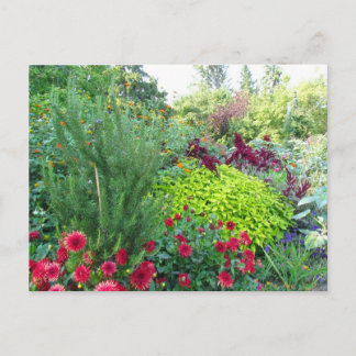 Florales en la postal del Jardín Inglés