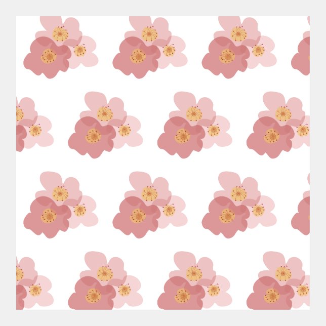 Florales Rosa Rosado (Anverso)