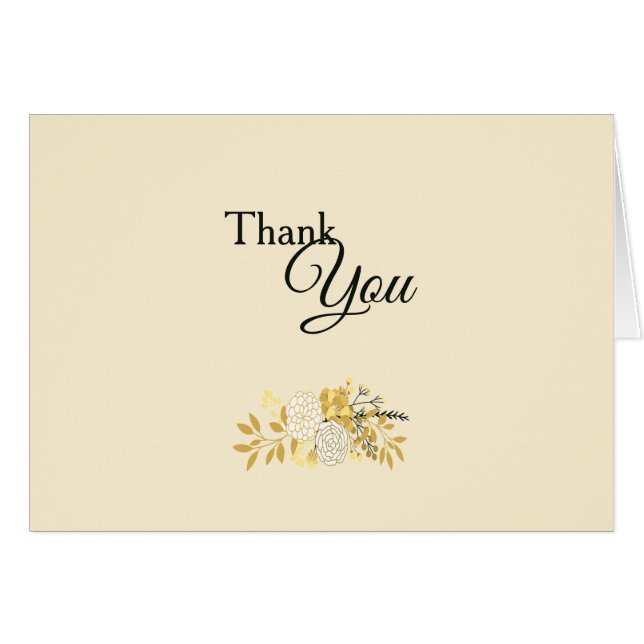 Florales soleados le agradecen horizontal (la foto (Anverso (Horizontal))