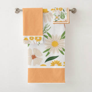 Florals Daisies recorridas en Coral y Verdor