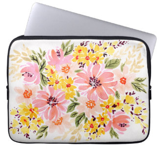 Florals - Funda de manga de portátiles con buquete