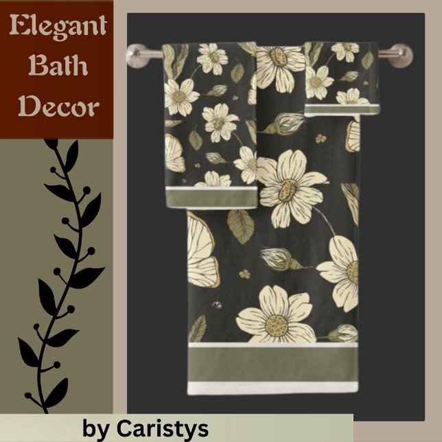 Florals Ivory, oliva con mariposas (Subido por el creador)