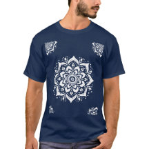 Flore de Mandala Audaz - Camiseta