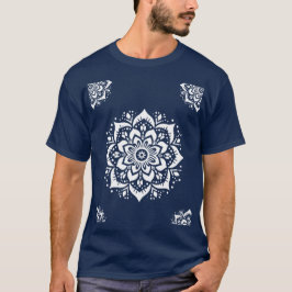 Flore de Mandala Audaz - Camiseta
