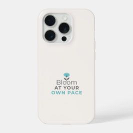 Florece a tu propio ritmo Funda para iPhone minima
