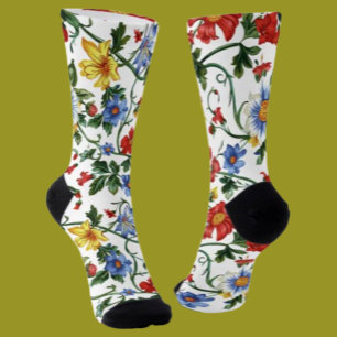 Florece con Audacia Calcetines de tripulación co