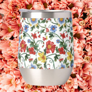 Florece con Audacia Vaso para Vino sin Tallo "Bl