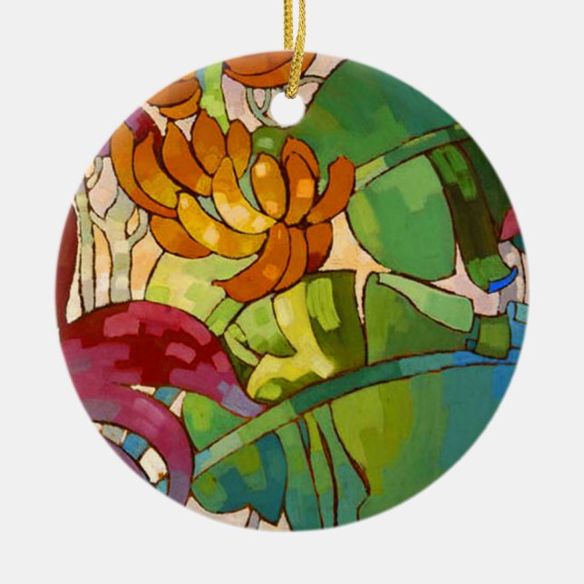 "Florece" - el ornamento de Arman Manookian (Frente)