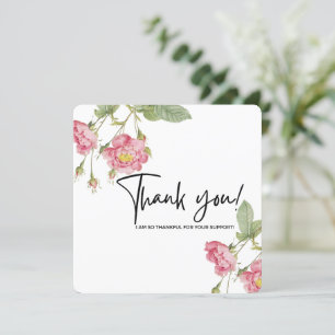 Florece la Gratitud - Tarjeta de Agradecimiento