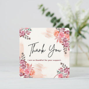 Florece la Gratitud - Tarjeta de Agradecimiento