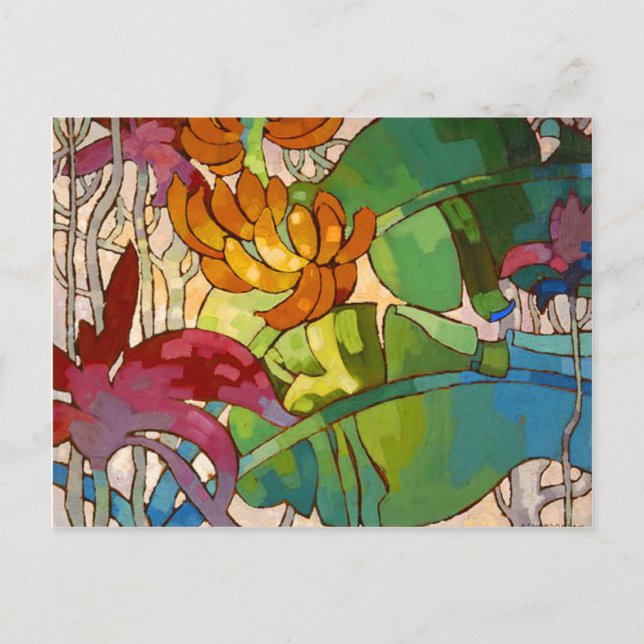 "Florece" - la postal de Arman Manookian (Anverso)