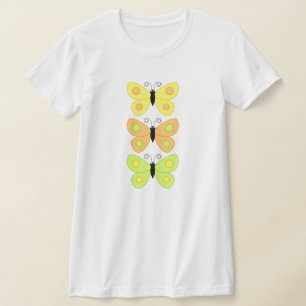 Florecer como una camiseta de mariposa