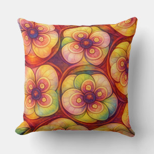Florecer Radiante - Cojín Decorativo