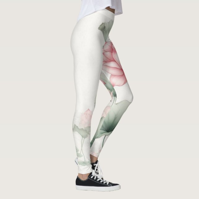 Floreciente Serenity Lotus Leggings (Derecha)