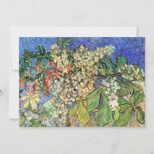 Florecientes ramas de castaño de Vincent van Gogh