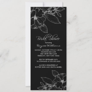 Florecimiento de Apple en invitación a duchas negr