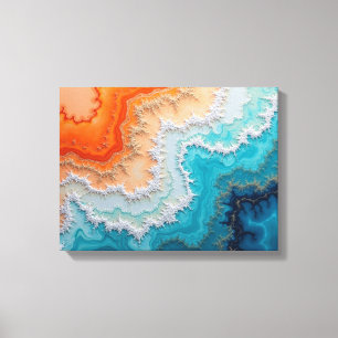 Florecimiento de Arrecife de Coral - Arte Fluido A